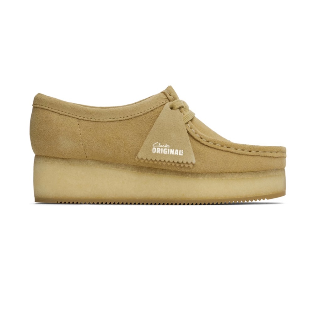 Clark’s beige wallacraft bee derbys NEW
